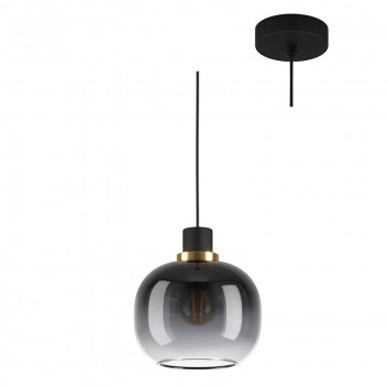EUROLUX OILELLA BLACK PENDANT LIGHT