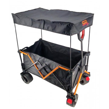 TENTCO BLACK AND ORANGE DELUXE CAMP TROLLEY 80CMX43CMX36CM