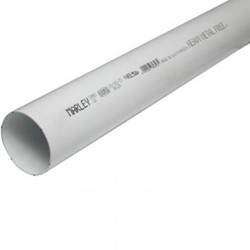 WHITE VENT PIPE 110MM X 6M