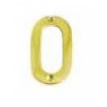 BRASS HOUSE NUMERAL NO0 75MM