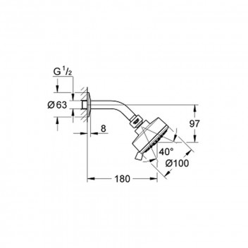 GROHE SHOWER HEAD SET