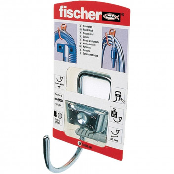 FISCHER STORAGE HOOK 80MM 30KG