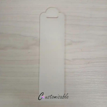 ACRYLIC BLANK CRAFT DOME BOOKMARK