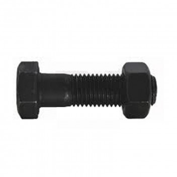 SAFE TOP M24X150MM HEXAGON BOLTS AND NUTS BLACK 4PC