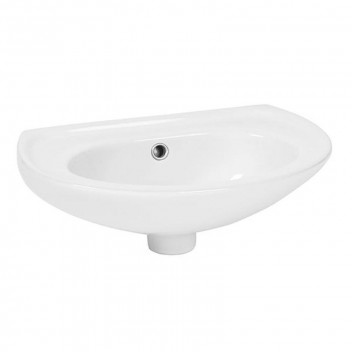 WHITE FLAIR BASIN 465MM X 290MM