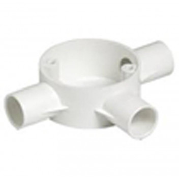 PVC 3WAY CONDUIT BOX 25MM