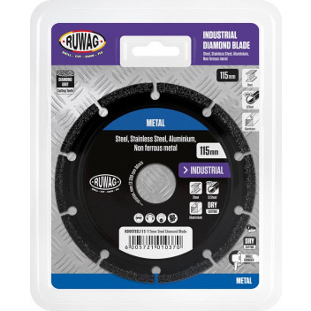RUWAG DIAMOND CUT METAL CUTTING BLADE 115 X 1MM