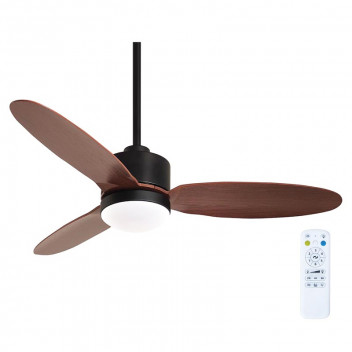 EUROLUX ENZO BLACK WOOD MOTOR CEILING FAN