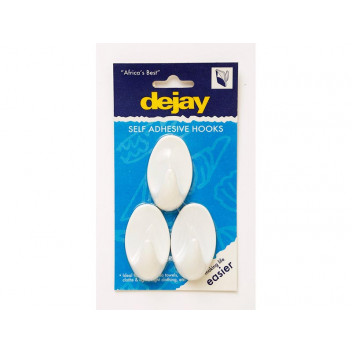 DEJAY ADHESIVE OVAL 3PP