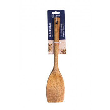 SOLID WOODEN SPATULA 33X7.3CM