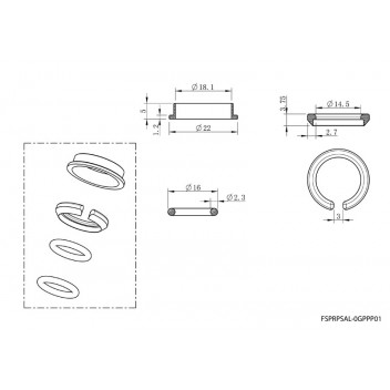 COBRA O RING KIT FOR SINK SPOUT