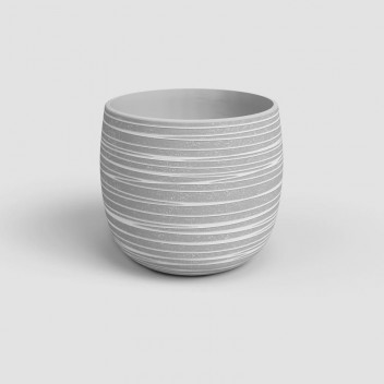 ARTIVASI CERAMIC POT DORIS CREAM 25CM