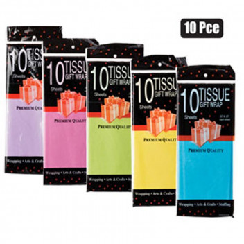 BRIGHTS TISSUE PAPER 10X SHEETS 50X66CM
