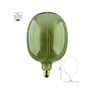 OLITE LED FILAMENT BULB E27 DIMMABLE OLIVE 4W