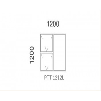 BRONZE WINDOW FRAME 1200X1200MM
