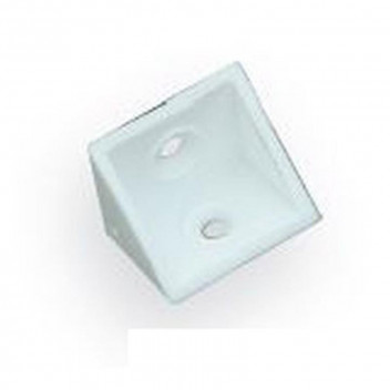 BRACKET CORNER PPPB001/10 WHITE 22X10MM 10PP FIT