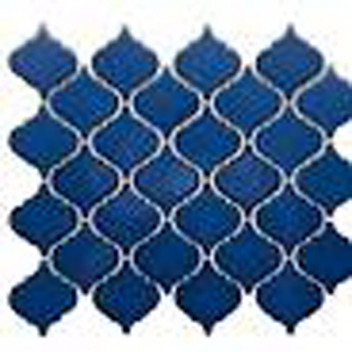 LANTERN INDIGO BLUE PORCELAIN MOSAIC 293X245MM