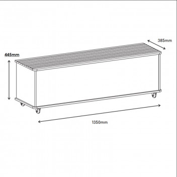 LUCA WHITE STORAGE CABINET