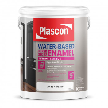 PLASCON PAINT WATERBASED UNIVERSAL ENAMEL BROWN 5L