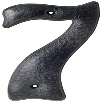 BLACK PLASTIC HOUSE NUMBER NO.5 190MM