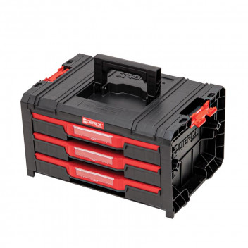 QBRICK PRO BASIC 3 DRAWER TOOLBOX STORAGE BOX
