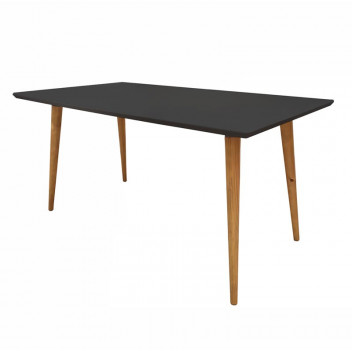 VENEZA BLACK DINING TABLE 1.6M