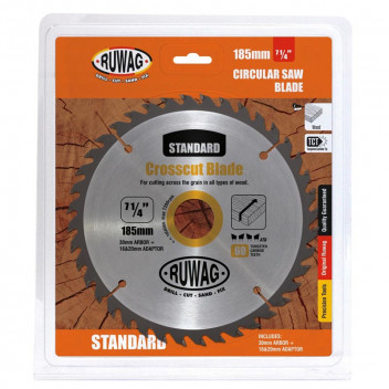 RUWAG 185MM STANDARD CIRCULAR SAW BLADE Z60