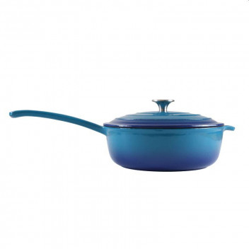 CHEF SAUCE PAN & LID (24CM)(C/I)(BLUE)