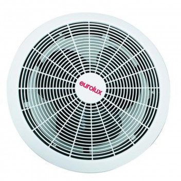 EUROLUX WHITE ROUND EXTRACTOR CEILING FAN 350MM