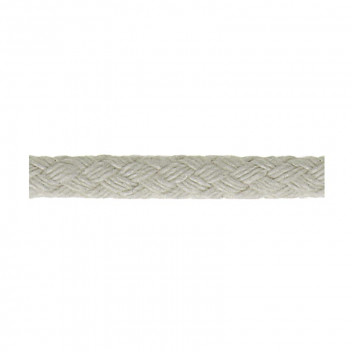 WHITE 8 BRAID COTTON ROPE 6MMX80M 120KG