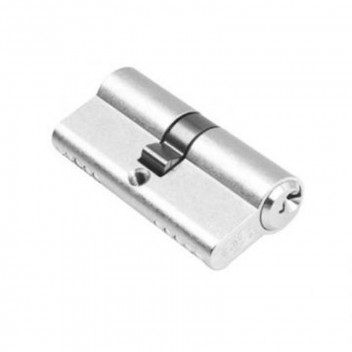 QS SATIN NICKEL DOUBLE 3KEY CYLINDER 60MM