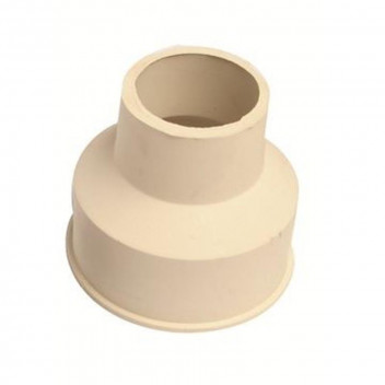 DUTTON WHITE FLUSH PIPE CONNECTOR