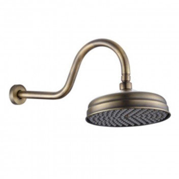 BIJIOU BRONZE SHOWER ROSE INCLUDING ARM 200MM
