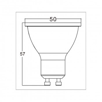 EUROLUX LED BULB GU10 5W 4000K