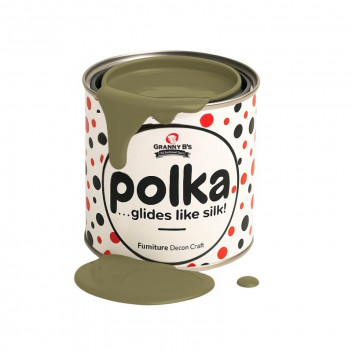 POLKA BURNT OLIVE CRAFT PAINT 250ML