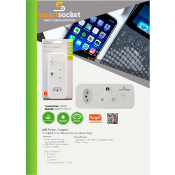 SMART SOCKET  WIFI SSO + EURO