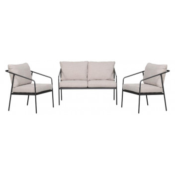 SOFA SET WITH CUSHIONS 5 PIECE