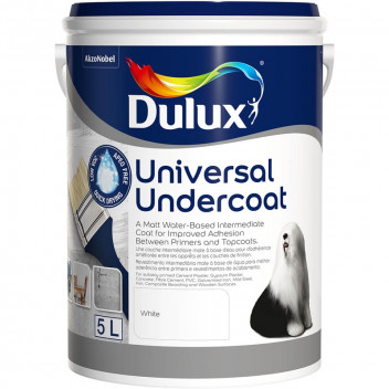 DULUX WHITE WATERBASED UNIVERSAL UNDERCOAT 5L
