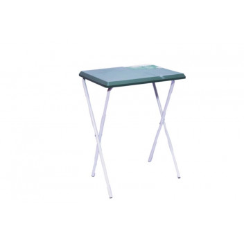 OLIVE CONTOUR POLYPROPYLENE FOLDING TABLE 380X635X520MM