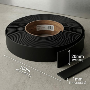 SUPER BLACK EDGING 20MMX1MMX10M