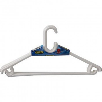 ADDIS WHITE UNISEX HANGER 5PIECE