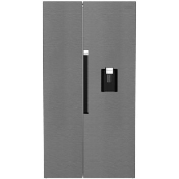DEFY 555L METALLIC SIDE-BY-SIDE ECO FRIDGE WITH DISPENSER