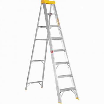 8 STEP ALUMINIUM INDUSTRIAL LADDER 150KG LOAD