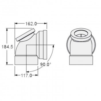 EUROCELT SUNRIDGE SV 110MM PAN COLLAR & SEAL BENT R/R AH EUROFIT