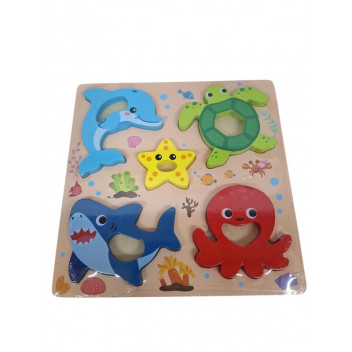 OCEAN CRAFT KIDS PUZZLE 17X17CM