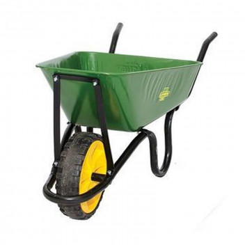 LASHER SANDMASTER BUILDER CONCRETE STEEL PAN WHEELBARROW