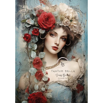 LADY ROSA DECOUPAGE A3