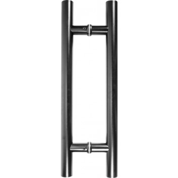 BOLTFIX PULL HANDLE STRAIGHT STAINLESS STEEL/BLACK 32/300/450MM SAMSON.