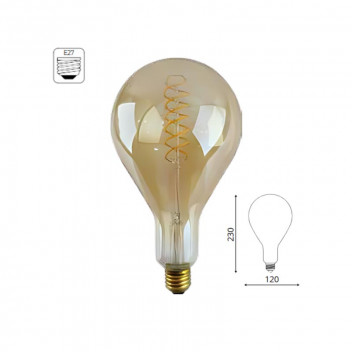 OLITE GOLD DIMMABLE E27 LED FILAMENT BULB G200 4W