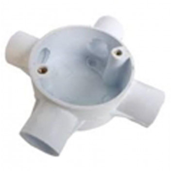 PVC 4WAY CONDUIT BOX 20MM